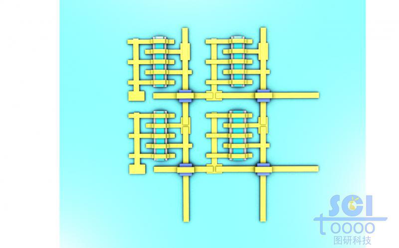 四組電極陣列
