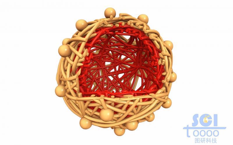 兩段式高分子鏈段團聚/交聯形成的雙層籠狀納米藥物
